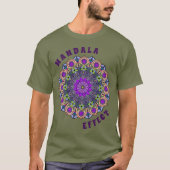 Mandala 12 VioletPeach roze groen - T-Shirt (Voorkant)