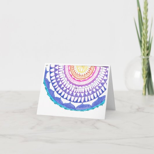 Mandala 1/2 kaart (Voorkant)