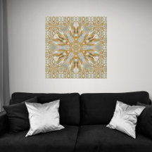 Mandala 1 Faux Wrapped Canvas Print