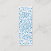 Mandala 1-profielkaart mini visitekaartje (Achterkant)