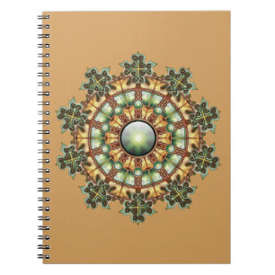 Mandala #1-spiraalnotitieboek notitieboek