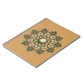 Mandala #1 spiral notebook notitieboek (Linkerzijde)