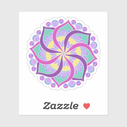 Mandala 1 sticker (Vel)