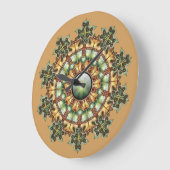 Mandala #1 wandklok (Hoek)