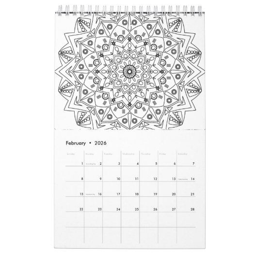 Mandala 2024 kalender (Feb 2026)