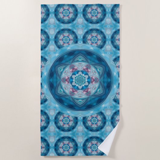 Mandala 2 Beach Towel Strandlaken (Voorkant)