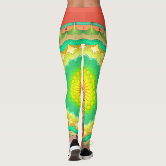 Mandala 2 leggings (Achterkant)