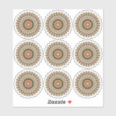Mandala 2 medium sticker (Vel)