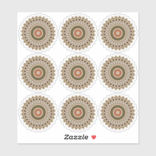 Mandala 2 medium sticker (Vel)
