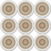 Mandala 2 medium sticker (Voorkant)