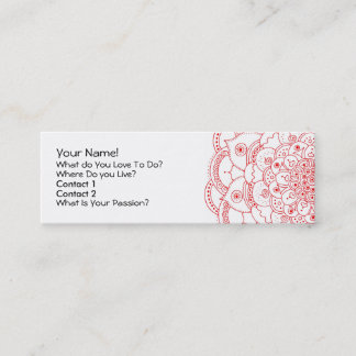 Mandala 2, profielkaart mini visitekaartje