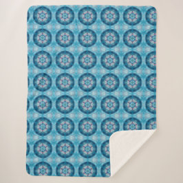 Mandala 2 Sherpa Blanket Deken