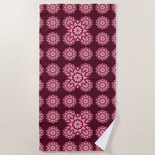 Mandala 3 Beach Towel Strandlaken (Voorkant)