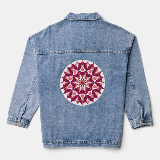 Mandala 3 Denim Jas Denim Jacket (Achterkant)