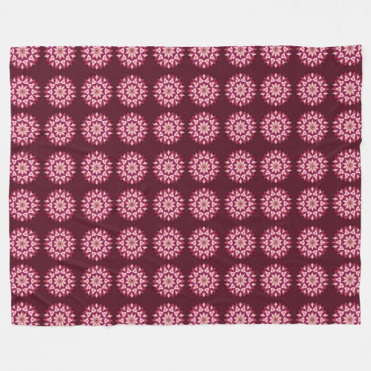 Mandala 3 Fleece Blanket (Voorkant (Horizontaal))