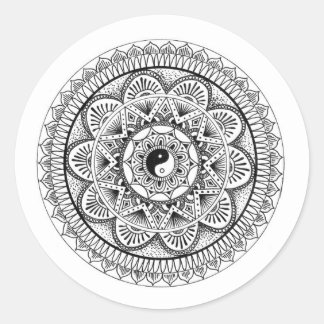 Mandala 3 ronde sticker