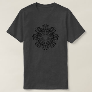 Mandala 3 Zwart T-shirt