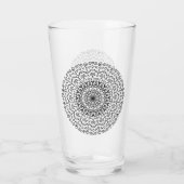 Mandala #44 glas (Achterkant)