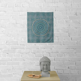 Mandala 4 Bosbouw Wandkleed