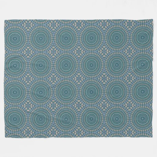 Mandala 4 Fleece Blanket (Voorkant (Horizontaal))