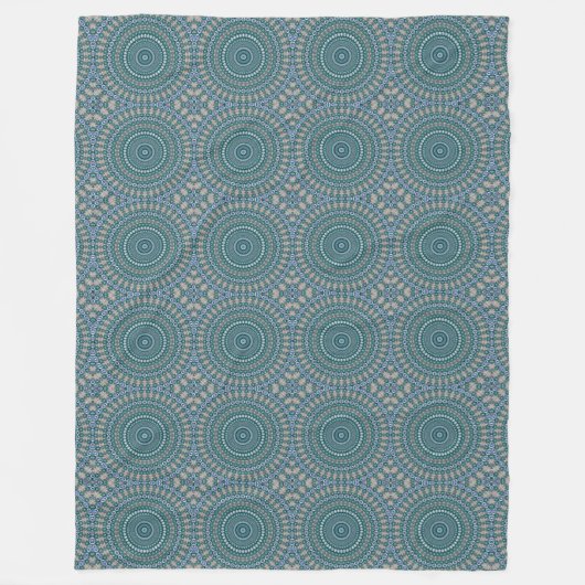 Mandala 4 Fleece Blanket Deken (Voorkant)