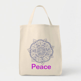 Mandala 4, Peace Canvas tas