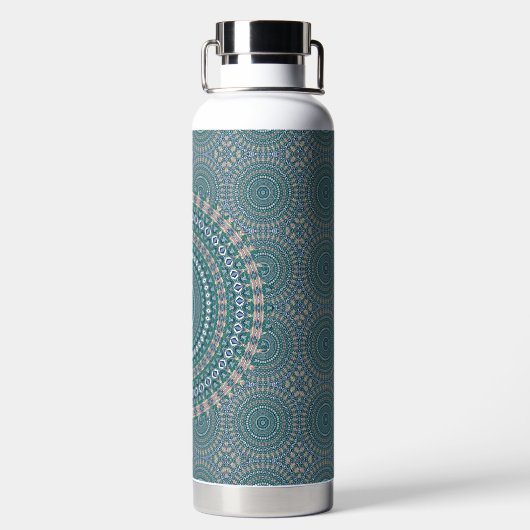 Mandala 4 Water Bottle Waterfles (Achterkant)