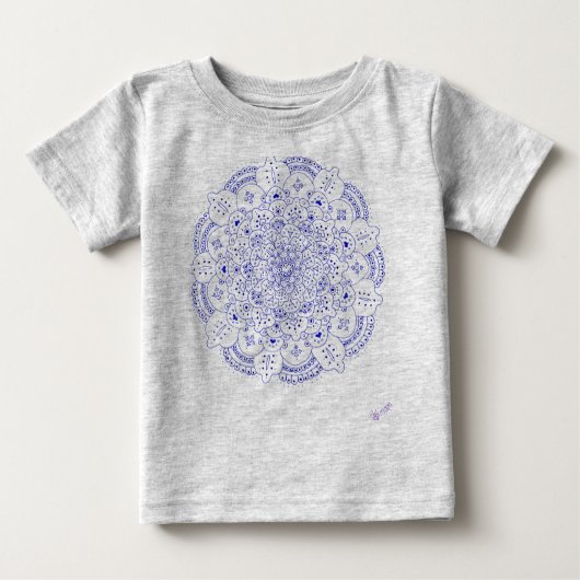 Mandala 5 Baby T-shirt (Voorkant)
