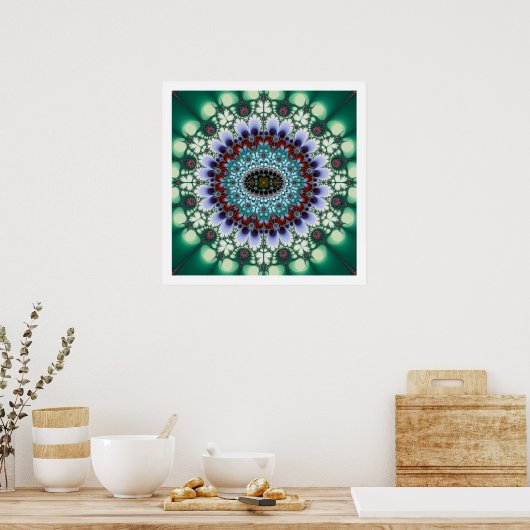 mandala 5 poster (Keuken)