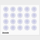 Mandala 5 ronde Stickers (Vel)