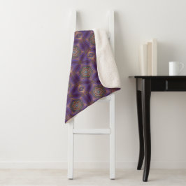 Mandala 5 Sherpa Blanket Deken