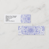 Mandala 5, wat is Jouw naam? Mini Visitekaartje (Voorkant / Achterkant)