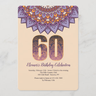 Mandala 60 Uitnodiging