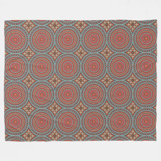 Mandala 6 Fleece Blanket (Voorkant (Horizontaal))