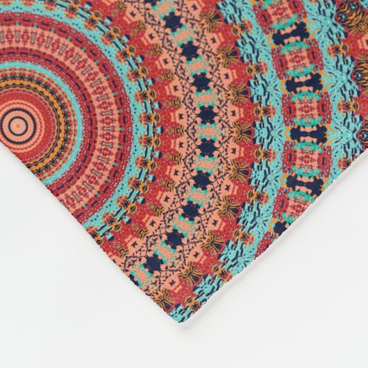 Mandala 6 Fleece Blanket (Hoek)