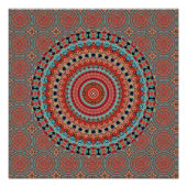 Mandala 6 Glossy Poster (Voorkant)