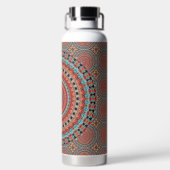 Mandala 6 Waterflesje Waterfles (Achterkant)