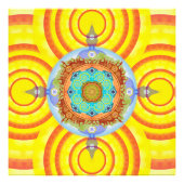 Mandala 7 Chakras Foto Afdruk (Voorkant)