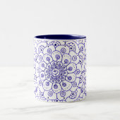 Mandala 7 Coffee-MOK Tweekleurige Koffiemok (Center)