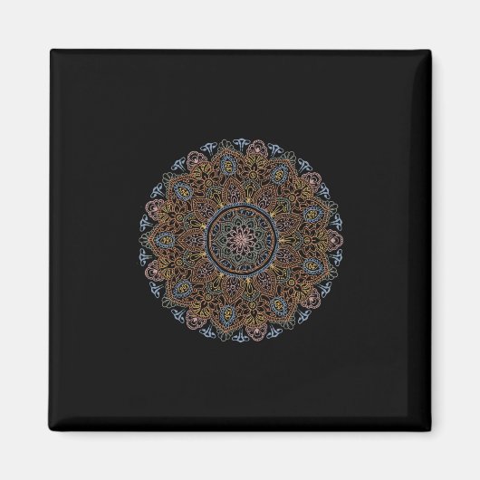 Mandala 8647 Feministisch Magneet (Voorkant)