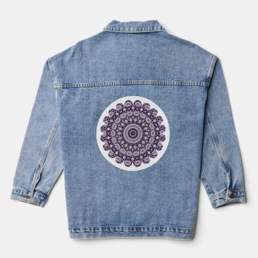 Mandala 8 Denim Jas Jacket (Achterkant)