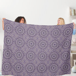 Mandala 8 fleece deken