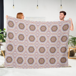 Mandala 9 fleece deken