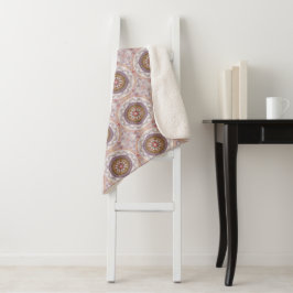 Mandala 9 Sherpa Blanket Deken
