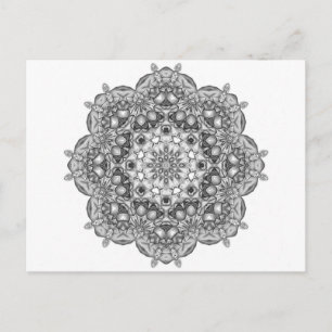 Mandala aan Kleur binnen Briefkaart