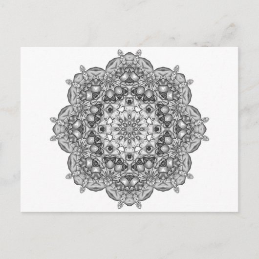 Mandala aan Kleur binnen Briefkaart (Voorkant)