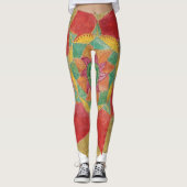 Mandala aangepaste Leggings (Voorkant)