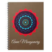 Mandala, aangepaste naam spiraal Notitieboek (Voorkant)