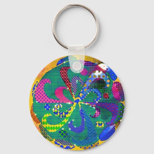 Mandala Abstract Sleutelhanger (Voorkant)