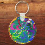 Mandala Abstract Sleutelhanger (Voorkant)